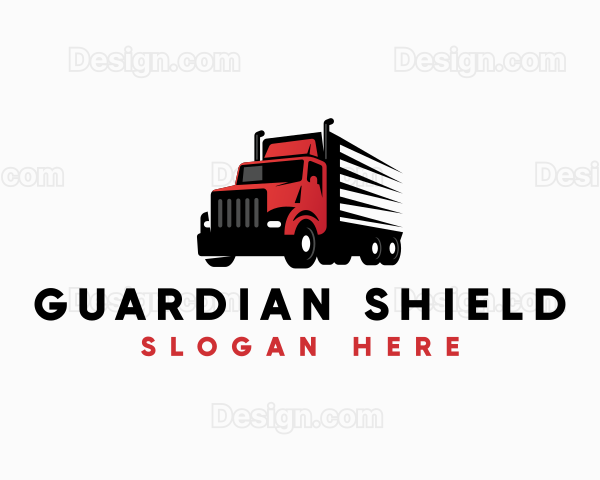 Transport Delivery Truck Logo