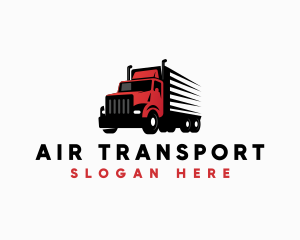 Transport Delivery Truck logo design