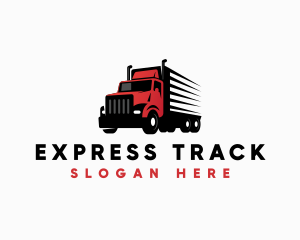 Transport Delivery Truck logo design