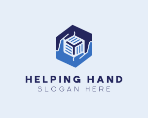 Hands Cube Software  logo design