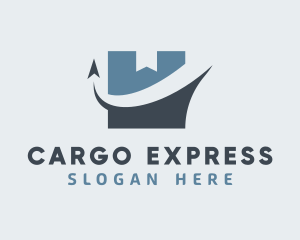 Cargo Box Forwarding logo design