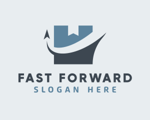 Cargo Box Forwarding logo design