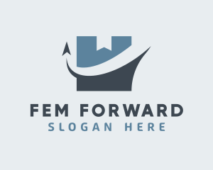 Cargo Box Forwarding logo design