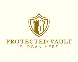 Security Shield Tower logo design