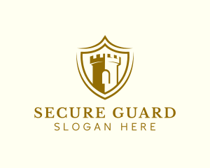 Security Shield Tower logo design