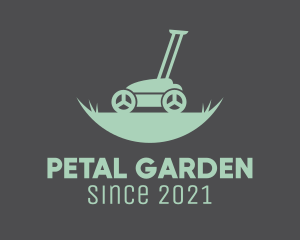 Grass Lawn Mower logo design