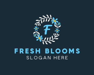 Ornamental Flower Garden Florist logo design