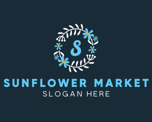 Ornamental Flower Garden Florist logo design