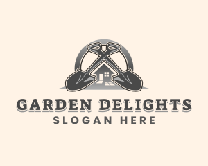 Shovel House Landscaping logo design