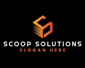 Logistics Box Mover logo design