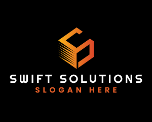 Logistics Box Mover logo design