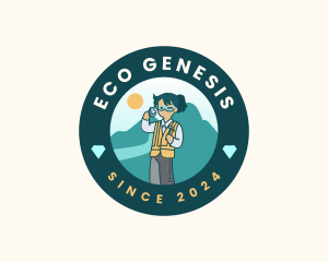 Field Environment Geologist logo design