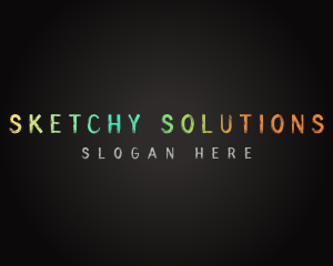 Grunge Texture Chalk logo