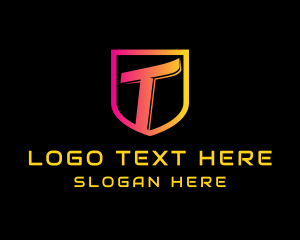 Shield Marketing Studio Letter T logo