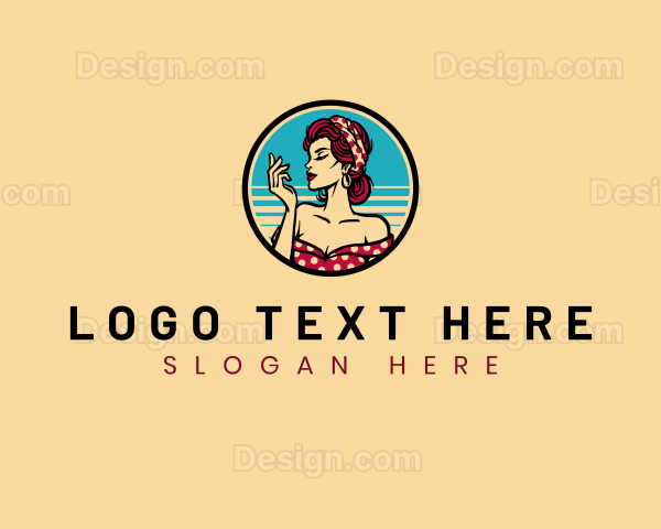 Fashion Pinup Girl Logo