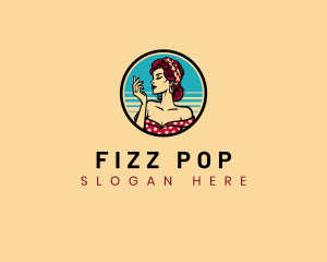 Fashion Pinup Girl logo design