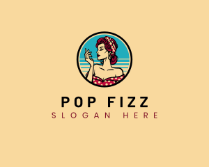 Fashion Pinup Girl logo design