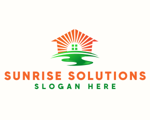 Realty Sunrise House logo design