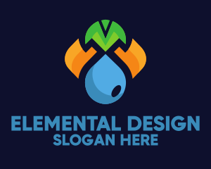 Nature Elemental Energy logo design