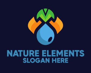 Nature Elemental Energy logo design