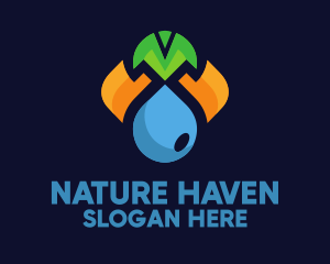 Nature Elemental Energy logo design