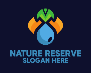 Nature Elemental Energy logo design