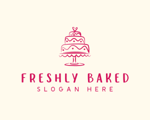 Sweet Dessert Cake logo design