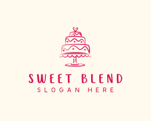 Sweet Dessert Cake logo design