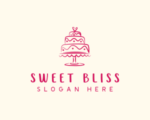 Sweet Dessert Cake logo design