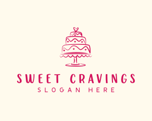 Sweet Dessert Cake logo design