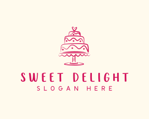 Sweet Dessert Cake logo design