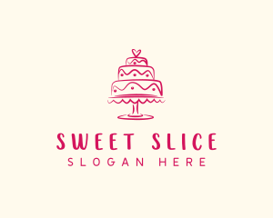 Sweet Dessert Cake logo design