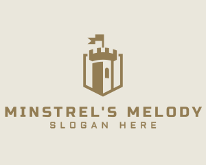 Medieval Tower Fortress logo design