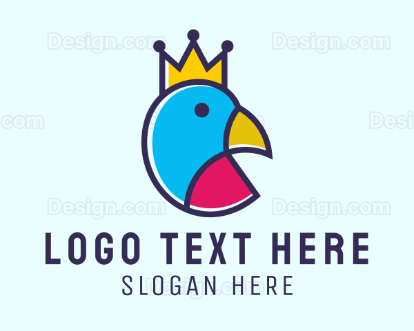 Creative Crown Bird Logo