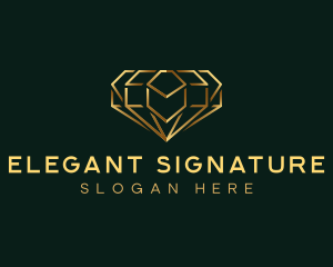 Elegant Luxury Diamond logo design