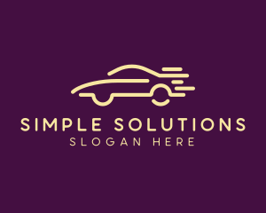 Simple Car Lines logo design