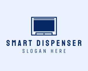 Minimalist Smart TV  logo design