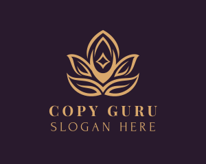 Lotus Leaf Spa logo design