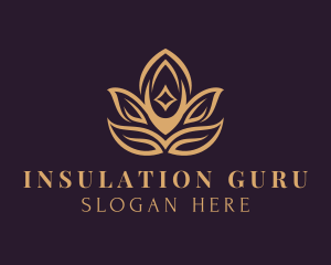 Lotus Leaf Spa logo design