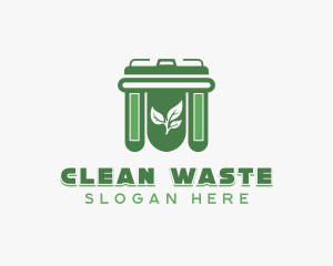 Garbage Trash Bin logo design