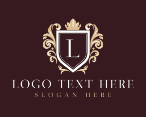 Royal Classy Shield Lettermark logo