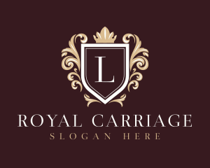 Royal Classy Shield Lettermark logo design