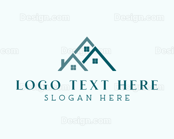 Residential Housing Roof Logo