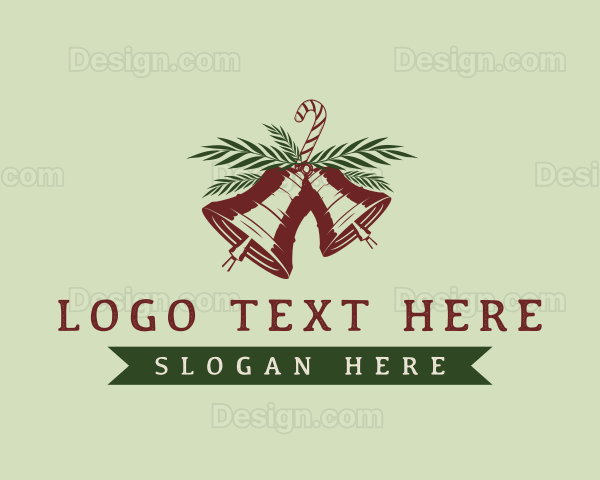 Christmas Bell Decoration Logo