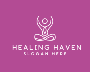 Holistic Healing Yoga logo design