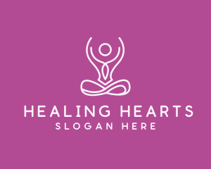 Holistic Healing Yoga logo design