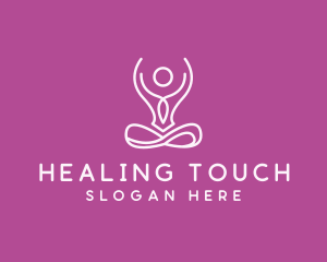 Holistic Healing Yoga logo design