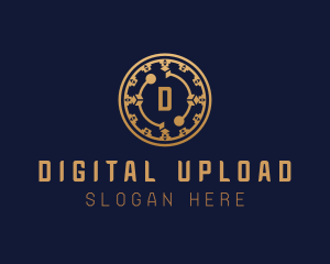 Digital Cryptocurrency Tech logo design