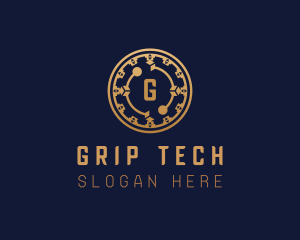 Digital Cryptocurrency Tech logo design