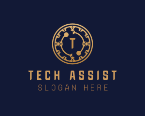 Digital Cryptocurrency Tech logo design